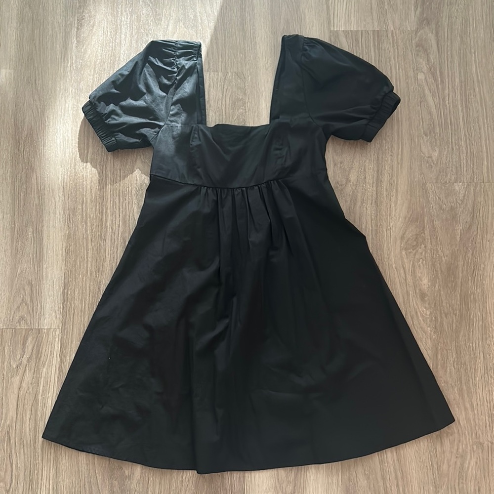 Wild Fable Target - Black Square Neck Babydoll Dress - Size S